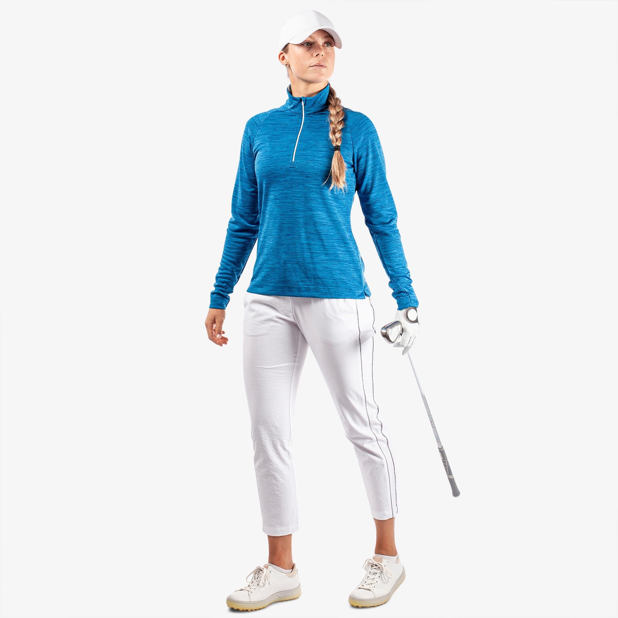 Galvin Green Dina Insula Ladies Golf Mid Layer Blue